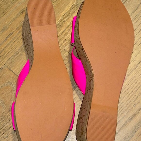 Nina Gelardi Resort Style Platform Sandal Size 7 - Handmade Leather & Cork Shoe - Picture 6 of 6